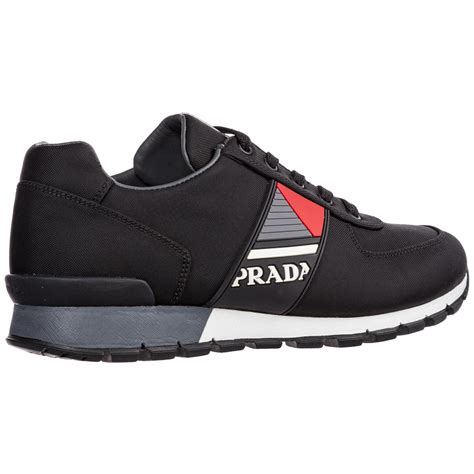 prada men trainers|men's black prada trainers.